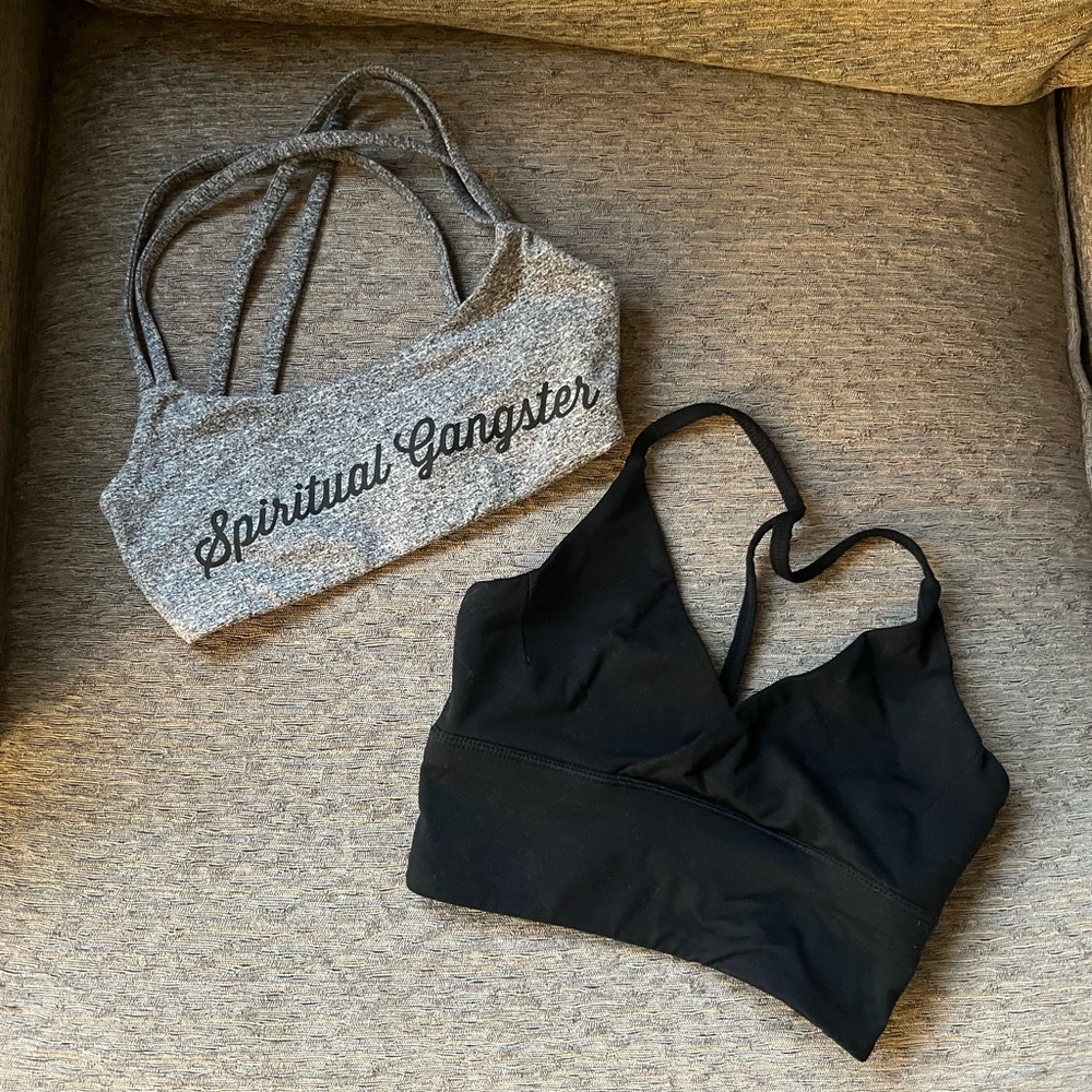 Spiritual Gangster sports bras